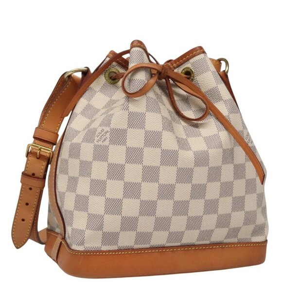 LOUIS VUITTON Damier Azur Noe BB Shoulder Bag N41220 LV Auth EC604 - Picture 1 of 11